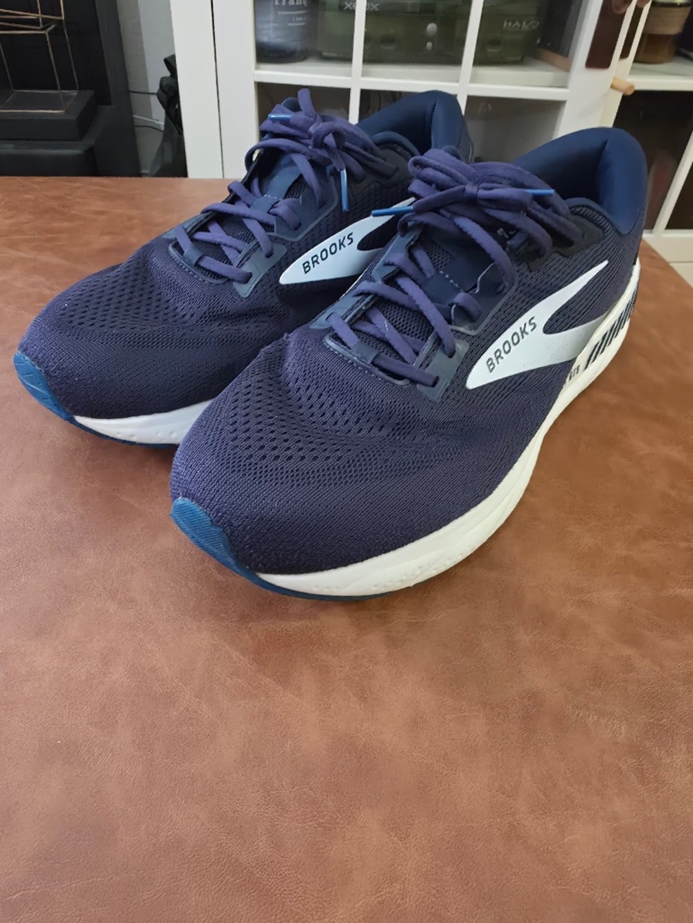Brooks Beast GTS 24 Men’s Size 14 2E Wide Navy Blue Running Shoes
